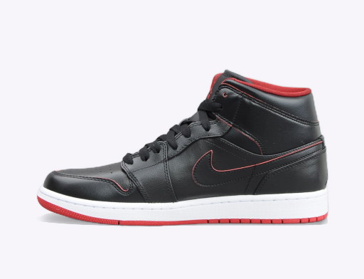 Korlátozott példányszámban Jordan Air Jordan 1 Mid ''Black Red'' Fekete | 554724-028