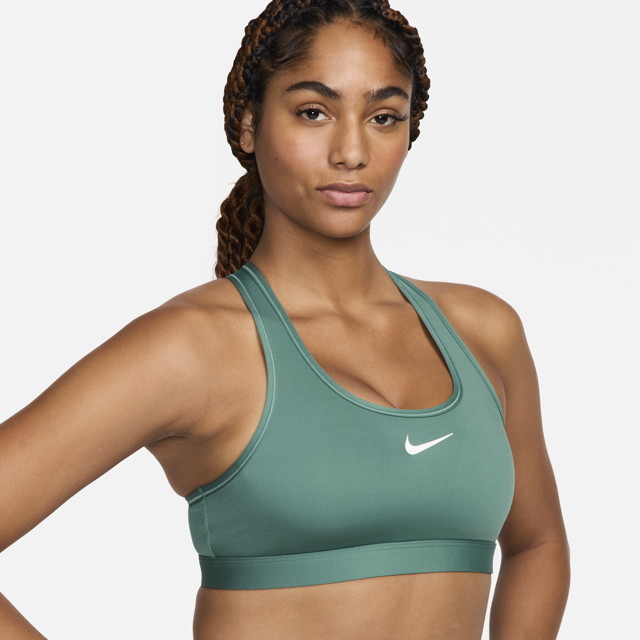 Melltartó Nike Swoosh Bra Zöld | DX6821-361