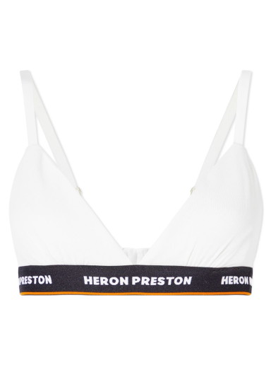 Melltartó HERON PRESTON Triangle Logo Bra Fehér | HWUB002C99JER0010100
