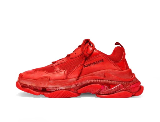 Sneakerek és cipők Balenciaga Triple S Red Clear Sole 
Piros | 541624W09O16500/541624W2CE16500