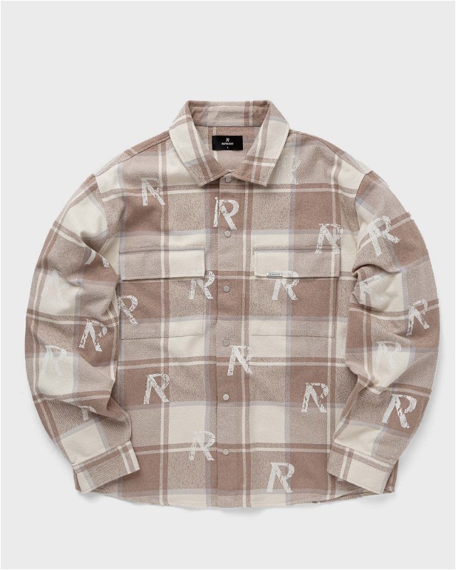 Represent ALL OVER INITIAL FLANNEL SHIRT