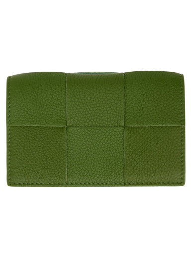 Pénztárca Bottega Veneta Business Card Case Zöld | 651396 VCP13