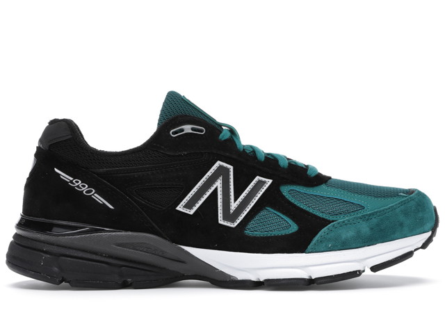 Sneakerek és cipők New Balance YCMC x 990v4 Made in USA "Black Teal" Fekete | M990JB4