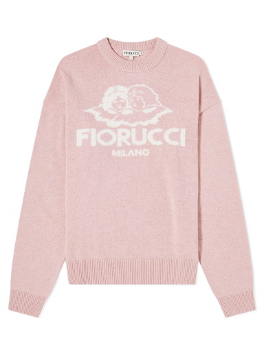 Sweatshirt Fiorucci Icon Angels Crew Sweat Rózsaszín | W14KICA2CPK