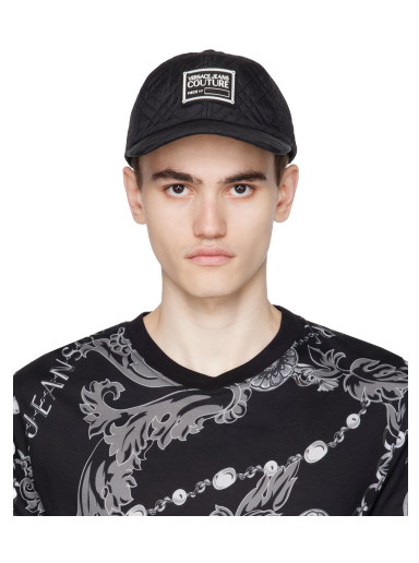 Kupakok Versace Jeans Couture Quilted Cap Fekete | E75YAZK15_EZS800