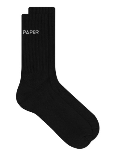 Zoknik és harisnyanadrágok DAILY PAPER Logo Sock Fekete | 2111054
