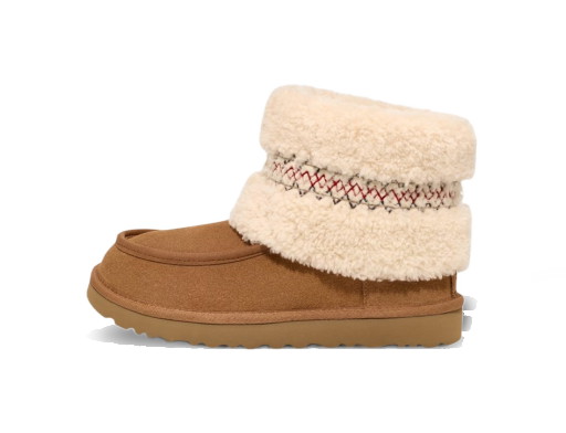 Sneakerek és cipők UGG Mini Heritage Braid "Chestnut" W Barna | 1148930-CHE