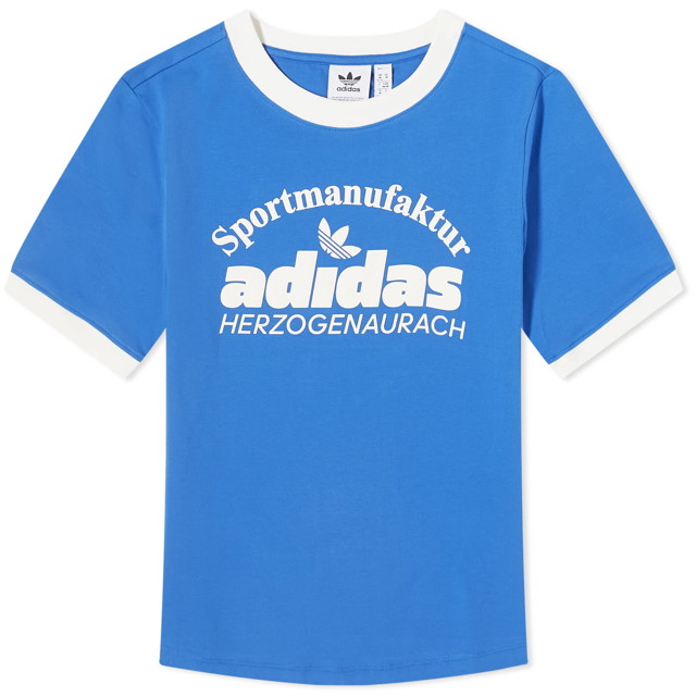 Póló adidas Originals Adidas Women's Retro Graphics T-shirt Blue Kék | IR6083