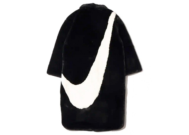 Dzsekik Nike Faux Fur Long Jacket W Fekete | DQ6839-010
