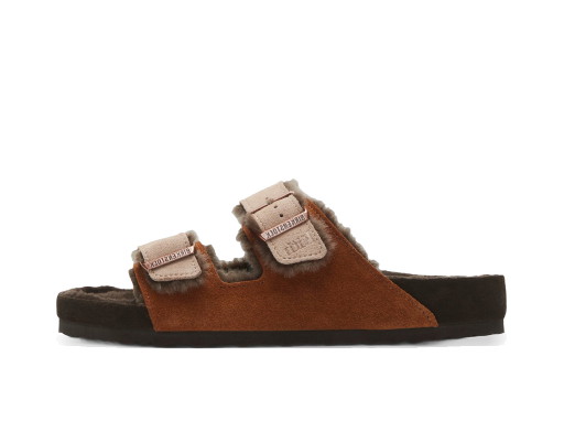 Sneakerek és cipők Birkenstock Arizona Shearling Kith Mink Dark Brown Barna | 1023775/1023780