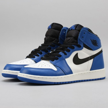 Sneakerek és cipők Jordan Air Jordan 1 Retro High OG BG "Game Royal" Kék | 575441-403, 1