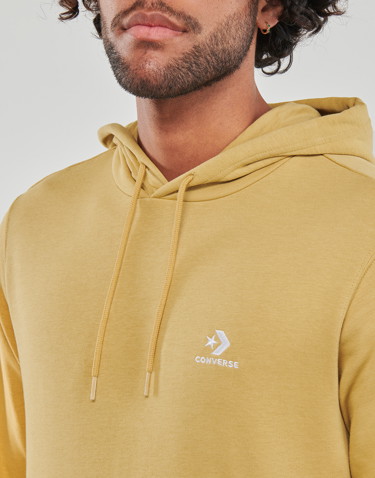 Sweatshirt Converse Go-To Embroidered Hoodie Sárga | 10023874-A27, 4