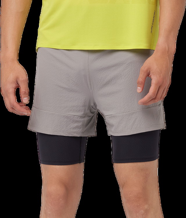 Rövidnadrág Salomon SENSE 2IN1 SHORTS M Szürke | lc2177200