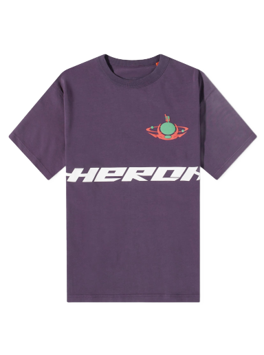 Póló HERON PRESTON Globe Burn T-Shirt Orgona | HMAA032F23JER0173750