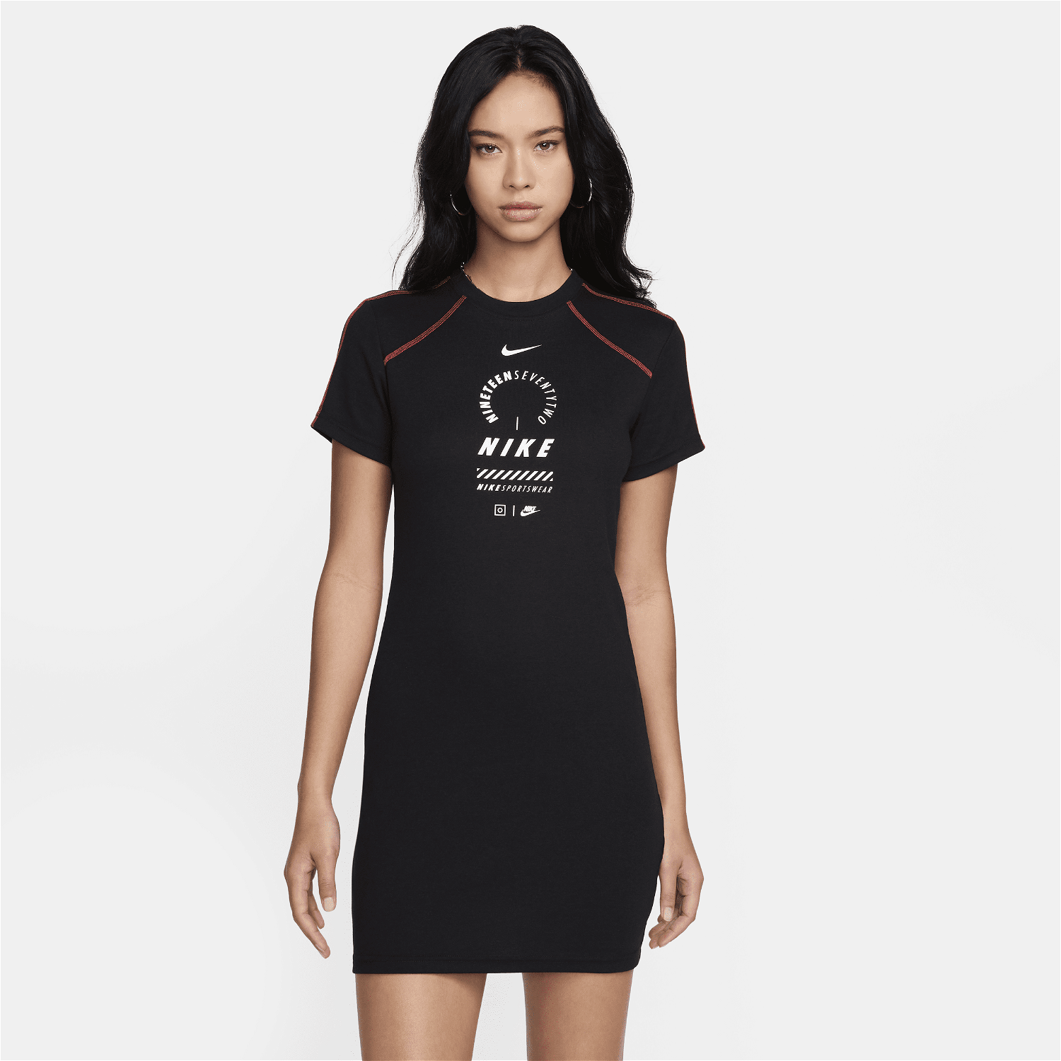 Ruha Nike Sportswear Dress Fekete | HF5955-010, 0
