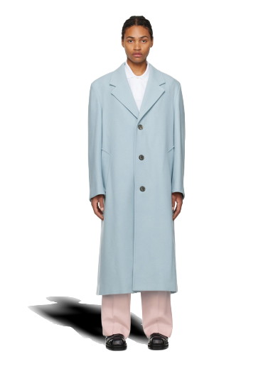 Kabátok AMI Oversized Coat Kék | HCO307.WV0016