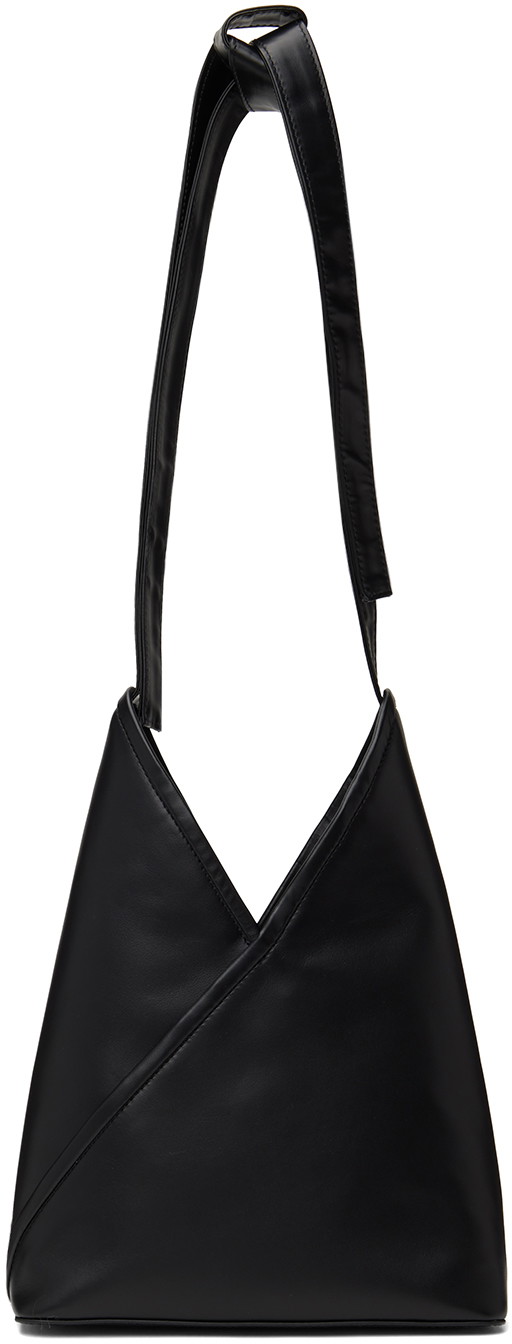 Válltáskák Maison Margiela MM6 Triangle Ballet Bag Fekete | SB6WD0022 P6418