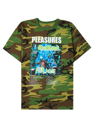 Póló Pleasures Atliens T-Shirt Többszínű | P22SP040 CAMO