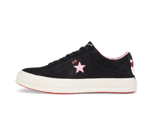 Sneakerek és cipők Converse One Star Ox Hello Kitty Black Fekete | 162938C
