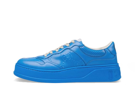 Sneakerek és cipők Gucci GG Embossed Sneaker Bright Blue Kék | 700641 1XL10 4344