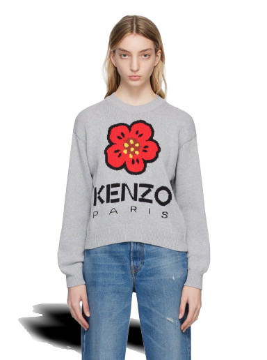 Pulóver KENZO Paris Boke Flower Sweater Szürke | FD52PU3803LD