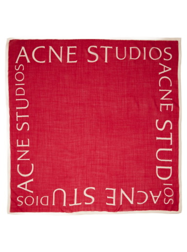 Sálak és kendők Acne Studios Logo Scarf 
Piros | CA0240-