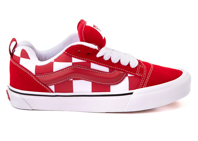 Sneakerek és cipők Vans Knu Skool Mega Check Red 
Piros | VN0009QCRED
