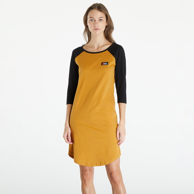 Ruha Horsefeathers Meena Dress Spruce Yellow Sárga | SW881E