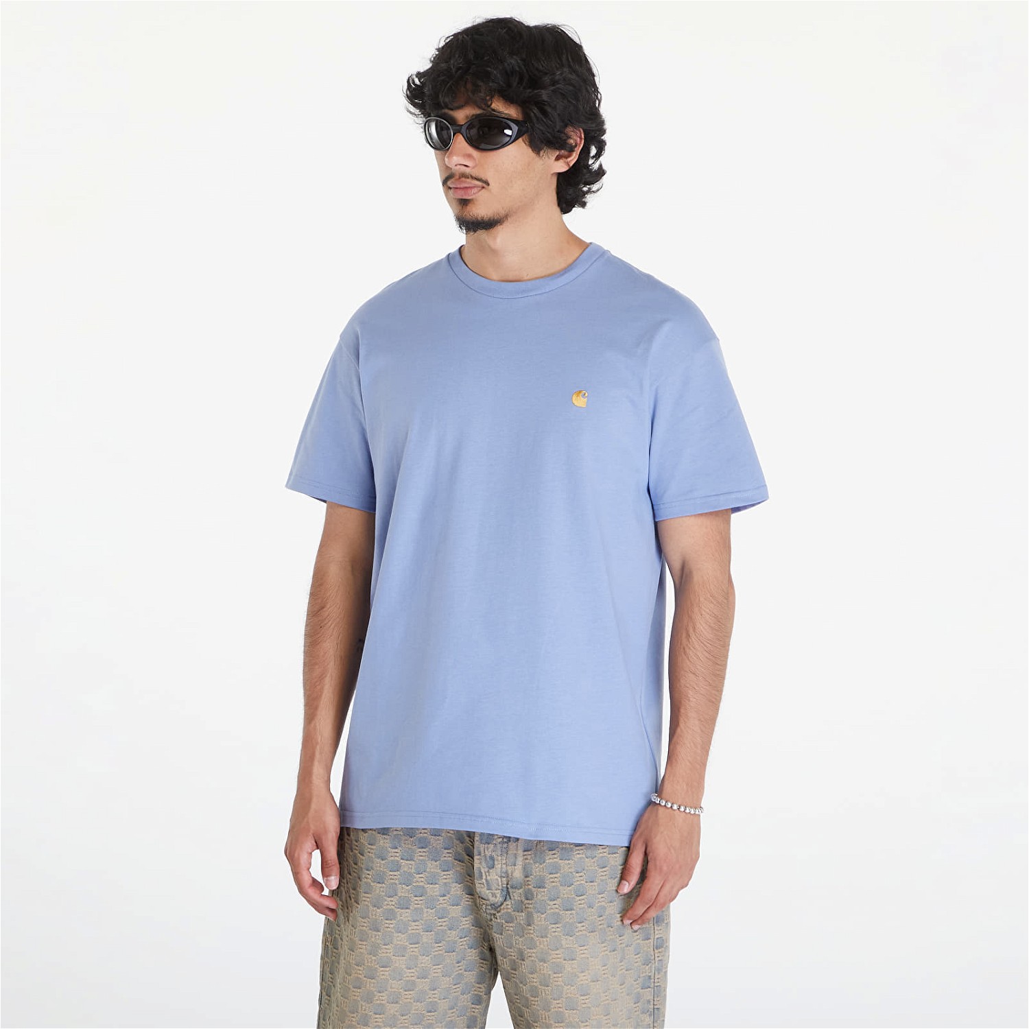 Póló Carhartt WIP Chase T-Shirt UNISEX Kék | I026391.29XXX, 0