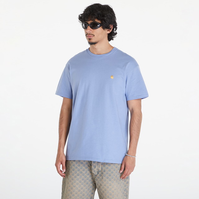 Póló Carhartt WIP Chase T-Shirt UNISEX Kék | I026391.29XXX