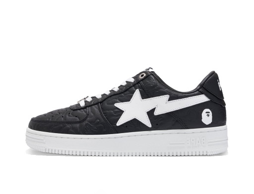 Sneakerek és cipők BAPE A Bathing Ape Sta Low #3 "Line Camo Black" Fekete | 001FWJ801052-BLK/001FWJ802052-BLK/1J80-191-052-BLK