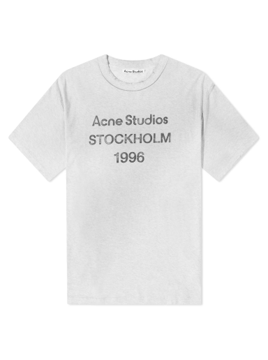 Póló Acne Studios Exford 1996 Logo T-Shirt Szürke | CL0201-92H
