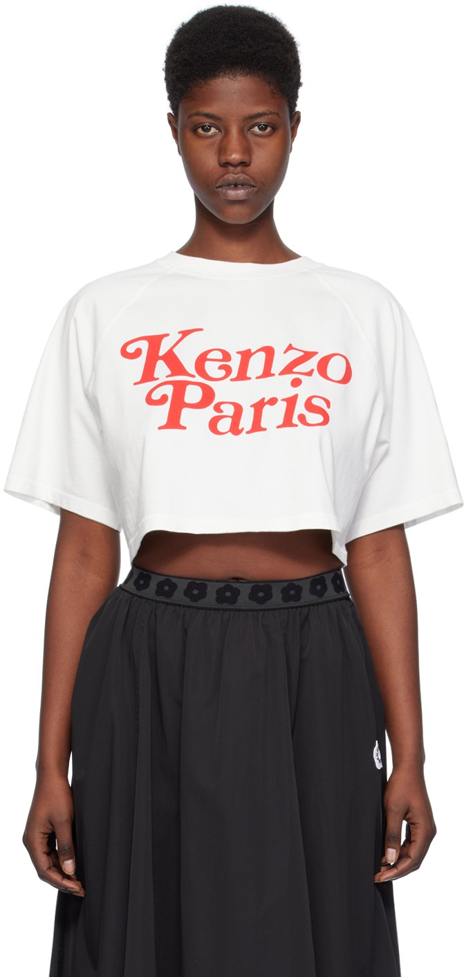 Póló KENZO Off-White Paris Verdy Edition Fehér | FE52TS1104SG, 0