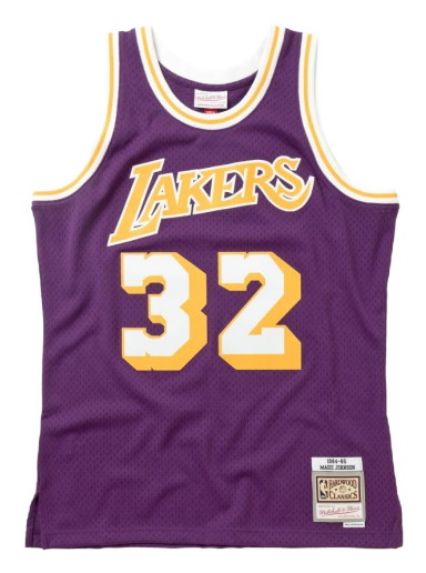 Sportmezek Mitchell & Ness NBA Swingman Jersey Los Angeles Lakers Magic Johnson Orgona | SMJYGS18176-LALPURP84EJH