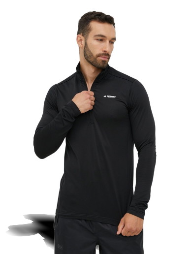 Sweatshirt adidas Performance TERREX Everyhike Half-Zip Fleece Fekete | GL3748