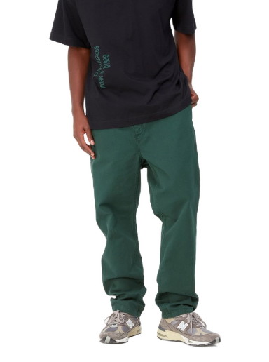 Nadrág Carhartt WIP Flint Pant "Discovery Green garment dyed" Zöld | I029919_1N9_GD
