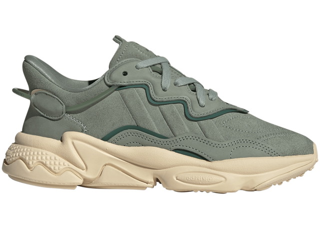 Sneakerek és cipők adidas Originals adidas Ozweego Silver Green Sand Strata (Women's) Szürke | IE9508