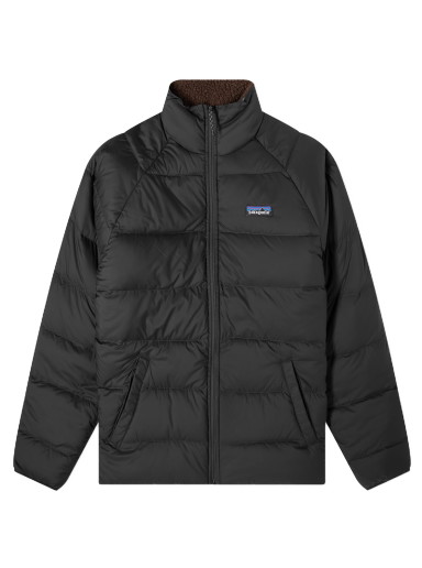 Dzsekik Patagonia Reversible Silent Down Jacket Fekete | 20670-INBK