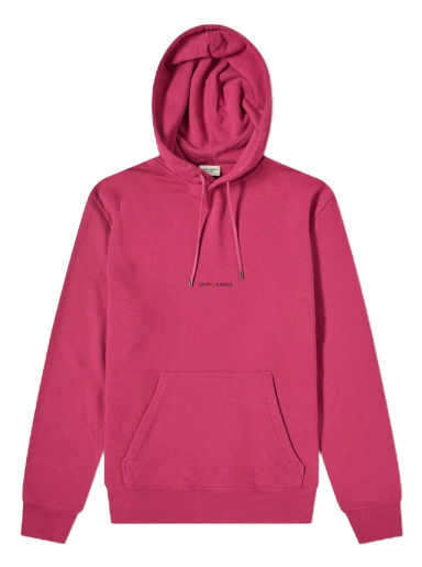 Sweatshirt Saint Laurent Archive Logo Hoody Rózsaszín | 666166YBQZ2-6841