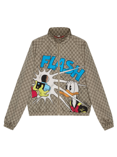Dzsekik Gucci x Disney Donald Duck Gg Jacket Barna | 646442 ZAGCJ 2165