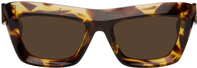 Napszemüveg Bottega Veneta Scoop Squared Acetate Sunglasses Barna | BV1283S