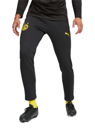 Sweatpants Puma Borussia Dortmund Football Casuals Fekete | 771843_02