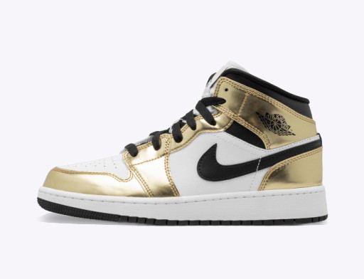 Sneakerek és cipők Jordan Air Jordan 1 Mid "White Metallic Gold" Fémes | DC1419-700