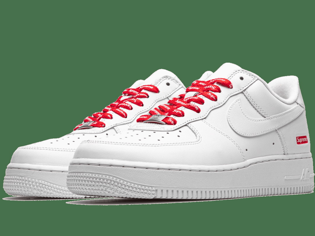Sneakerek és cipők Nike Supreme x Air Force 1 Low "Box Logo - White" Fehér | CU9225-100, 1