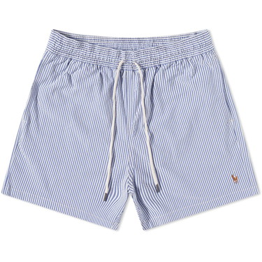 Fürdőruha Polo by Ralph Lauren Striped Traveller Swim Shorts Kék | 710834828001, 0