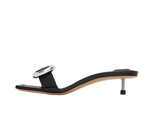 Sneakerek és cipők Jacquemus Black Le Chouchou 'Les Sandales Regalo Basses' Heels Fekete | 23H233FO117-3073