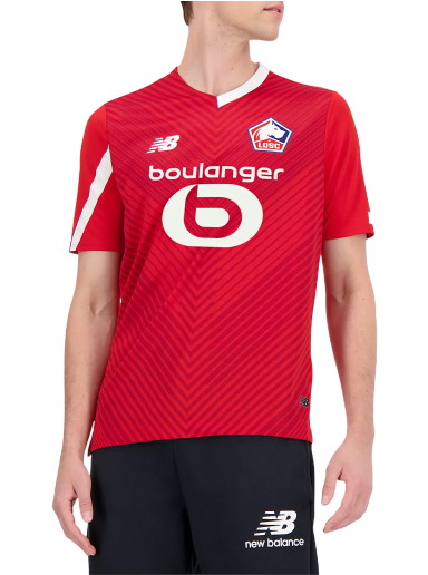 Sportmezek New Balance LOSC Lille Home 2023/24 Jersey 
Piros | mt230250-hme