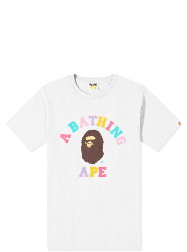 Póló BAPE Colours College Tee Szürke | 001TEI302022L-GRA