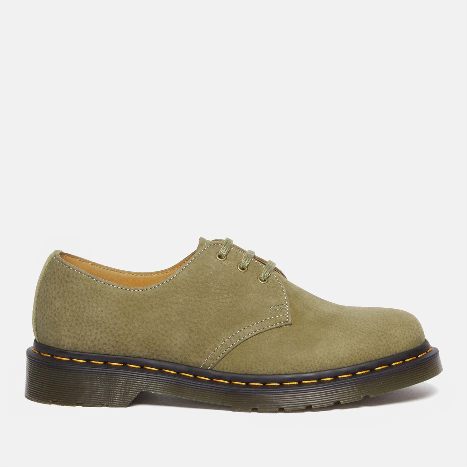 Sneakerek és cipők Dr. Martens Men's 1461 Nubuck 3-Eye Shoes - Barna | 31698357, 0
