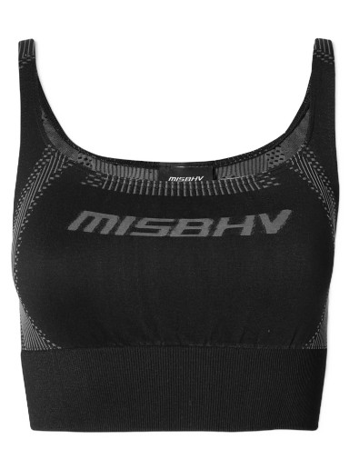 Crop topok MISBHV Sport Bra Top Muted Fekete | 231W546-24060305